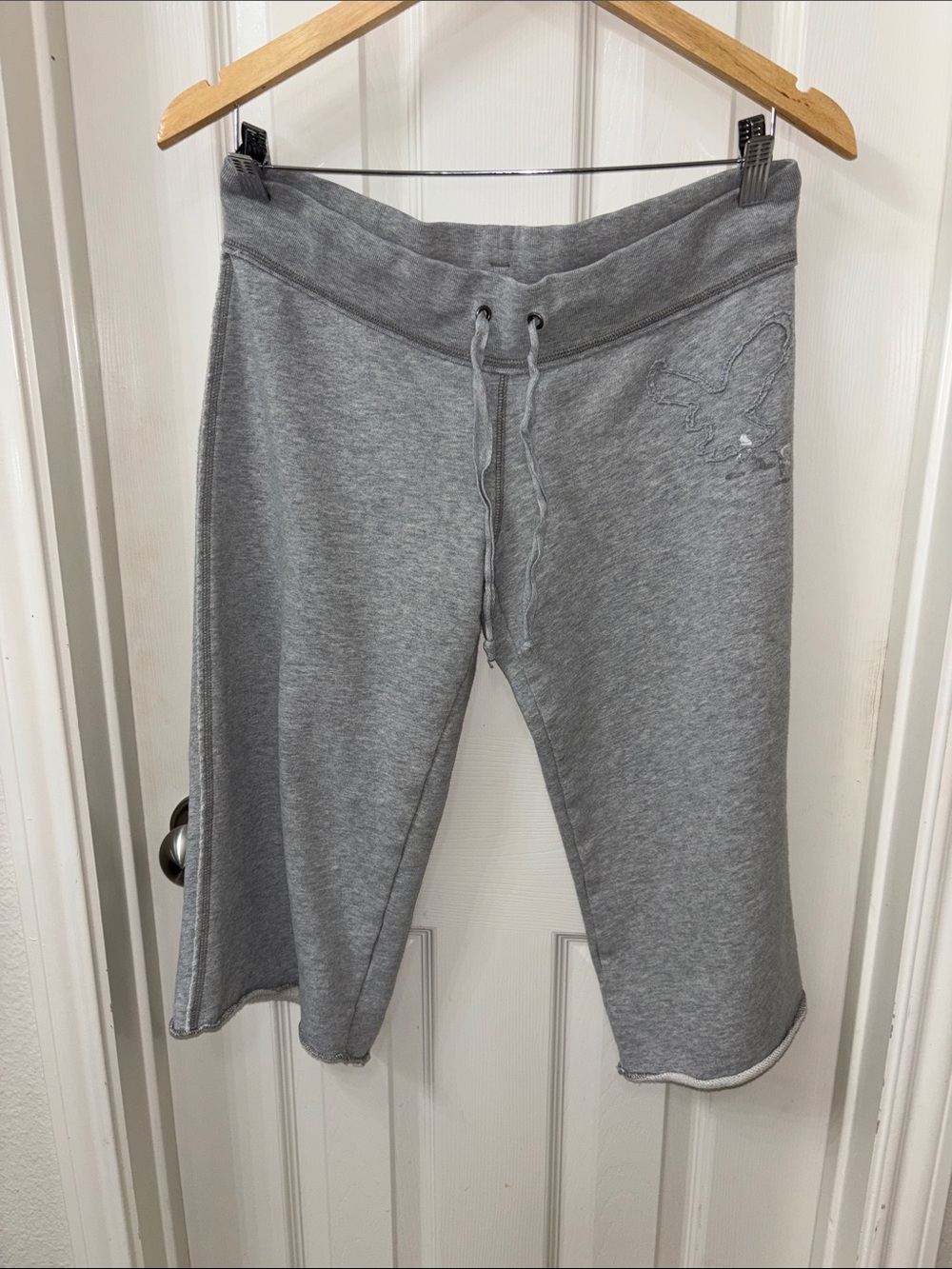 American Eagle Outfitters Gray women Knee-Length Drawstring pants